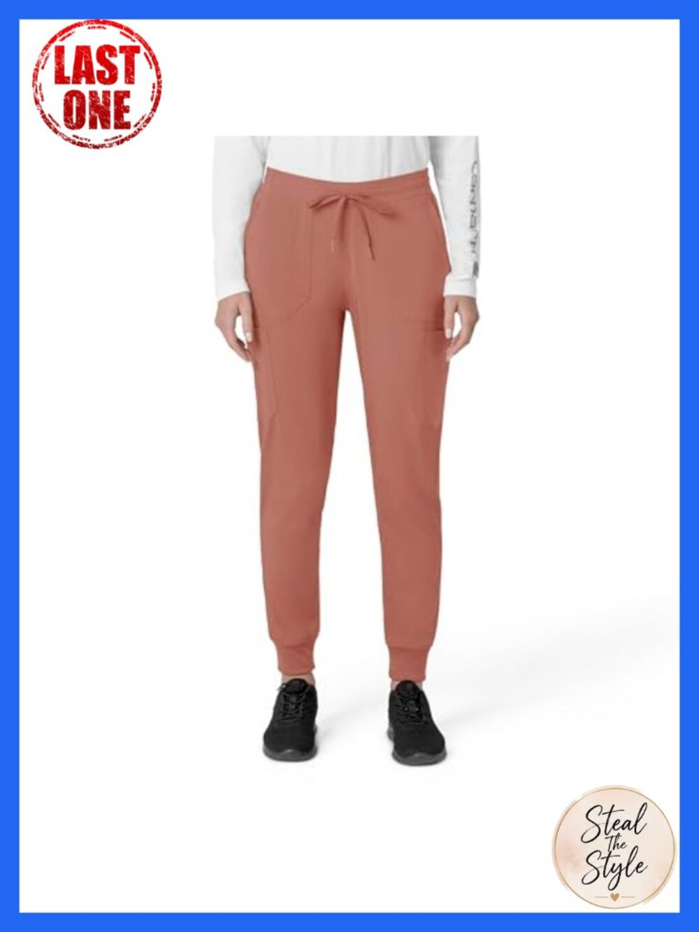 Women's Cargo Jogger Scrub Pant Polyester Spandex Medical Workwear